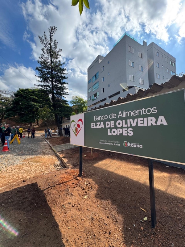 Itaúna Inaugura Novo Espaço do Banco de Alimentos para Ajudar Famílias Carentes