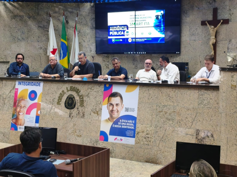 Itaúna apresenta projetos de segurança pública em audiência na Câmara Municipal