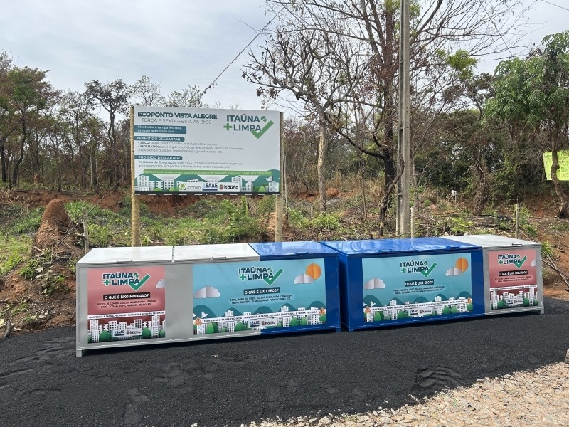 Itaúna inicia projeto de contêineres para separação de resíduos na zona rural